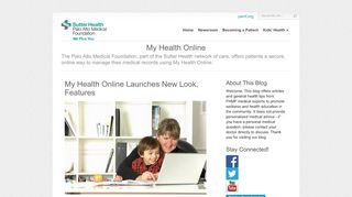 
                            10. My Health Online | PAMF Health Blog