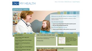 
                            1. MY HEALTH Patient Portals - Day Kimball Healthcare