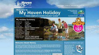 
                            2. My Holiday Summary - My Haven holiday