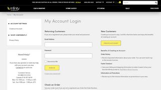 
                            2. My Infinity Account Login