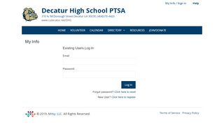 
                            1. My Info – Decatur High School PTSA