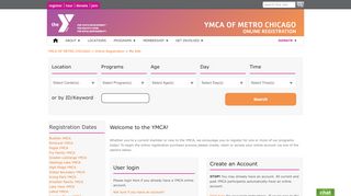 
                            2. My Info | YMCA of Metro Chicago