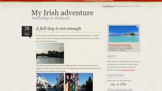 
                            6. My Irish adventure