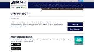 
                            9. My Knoxville Portal - Knoxville Hospital & Clinics