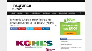 
                            8. My Kohls Charge: How To Pay My Kohl's Credit Card Bill ...