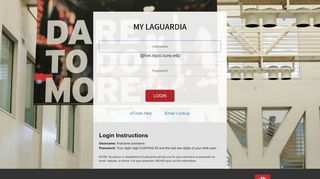 
                            1. My LaGuardia - Student Portal
