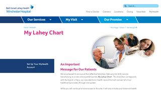 
                            9. My Lahey Chart | Winchester Hospital