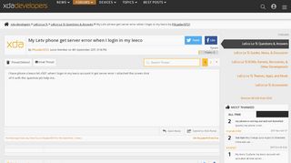 
                            8. My Letv phone get server error when I login … | …