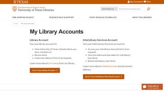 
                            6. My Library Accounts | University of Texas Libraries | The ...