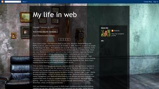 
                            4. My life in web: WACHOVIA ONLINE BANKING