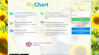 
                            10. My LLU Health - MyChart - Login Page