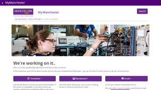
                            4. My Manchester | Portal Information | Portal Unavailable | The ...