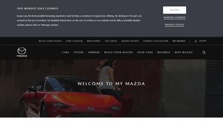 
                            6. My Mazda – Welcome | Mazda UK