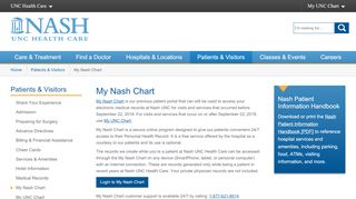 
                            3. My Nash Chart | Nash UNC Health Care
