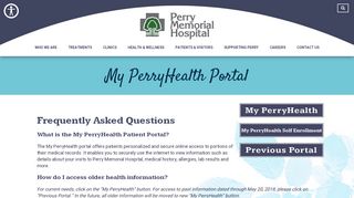 
                            7. My PerryHealth Portal - Perry Memorial Hospital
