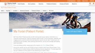 
                            9. My Portal (Patient Portal) | Dominican Hospital | Dignity Health