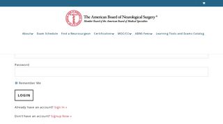 
                            6. My Profile - American Board of Neurological Surgery