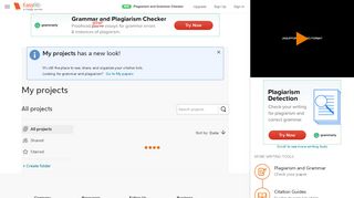 
                            5. My projects - EasyBib: Free Bibliography Generator - MLA, APA ...