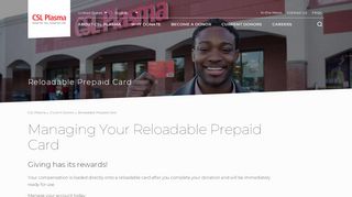 
                            7. My Reloadable Prepaid Card Manager From CSL Plasma