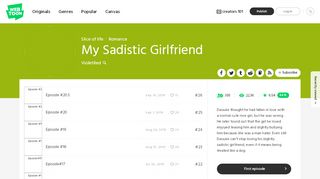 
                            8. My Sadistic Girlfriend | WEBTOON