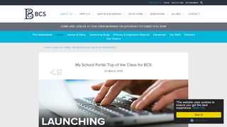 
                            1. My School Portal Top of the Class for BCS | Bournemouth ...
