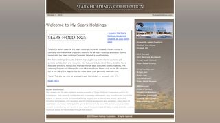 
                            4. My Sears Holdings - Intranet Portal