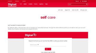 
                            2. My Selfcare - Digicel