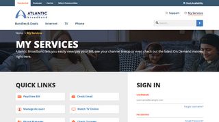 
                            5. My Services - Atlantic Broadband | Atlantic Broadband
