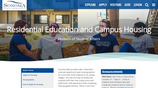 
                            1. My SSU: Sonoma State University