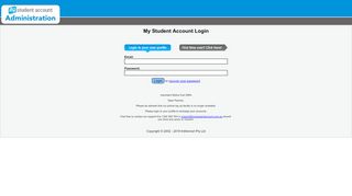 
                            2. My Student Account - Login