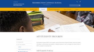 
                            7. My Students' Progress - Resurrection Regional Catholic School ...