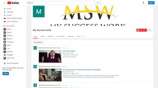 
                            6. My Success work - YouTube