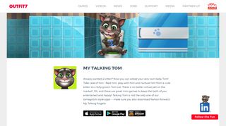 
                            4. My Talking Tom - Outfit7