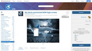 
                            4. My third customized KDM login screen - KDE Store