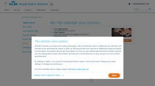 
                            4. My Trip: manage your journey - KLM.com