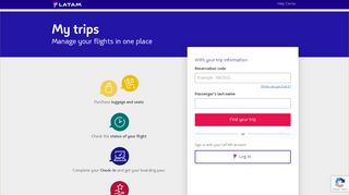 
                            5. My Trips | All your travel information | LATAM Airlines ...