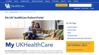 
                            6. My UK HealthCare Patient Portal | UK HealthCare