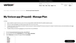 
                            8. My Verizon app (Prepaid) - Verizon Wireless