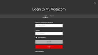 
                            3. My Vodacom - Login,Register,Upgrade,Buy Data Bundles | Vodacom