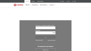 
                            5. My Vodafone :: Login to MyVodafone