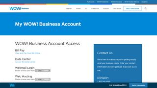 
                            3. My WOW! Account Access Portal Login | WOW! Business