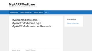 
                            11. MyAARPMedicare | MyAARPMedicare Login , MyAARPMedicare ...