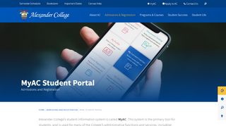 
                            6. MyAC Student Portal | Alexander College