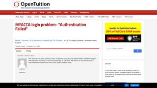 
                            2. MYACCA login problem- 