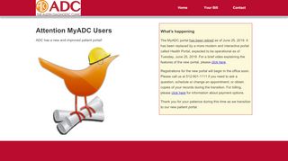 
                            1. MyADC changes | The Austin Diagnostic Clinic