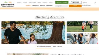 
                            9. MyAdvantage Checking Account - Generations Federal Credit Union