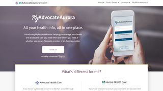 
                            8. MyAdvocateAurora | Health Record | Advocate …