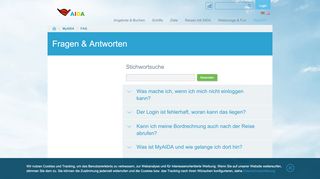 
                            9. MyAIDA FAQ Verteiler - Aida-cruises.at