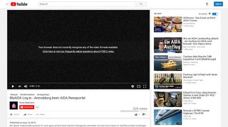 
                            4. MyAIDA Log-in - Anmeldung beim AIDA Reiseportal - YouTube