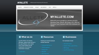 
                            7. MYALLETE | A Minnesota Power/ALLETE Service